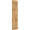Ekena Millwork Spaced Board-n-Batten Shutters w/Z-Bar, Rough Sawn Western Red Cedar, 17 1/8W x 62H, PR RBS06Z17X062RWR - alternate 2